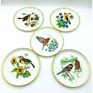 Vignaud Limoges France Set of 5 Plates